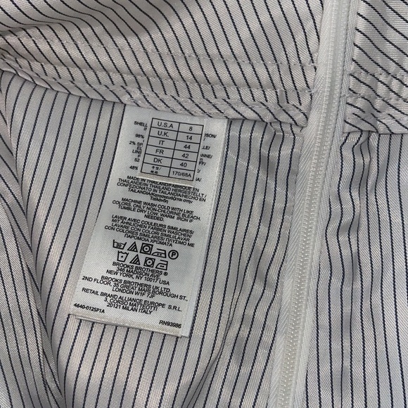 Brooks Brothers Red Fleece Navy Floral Skirt - Picture 8 of 12